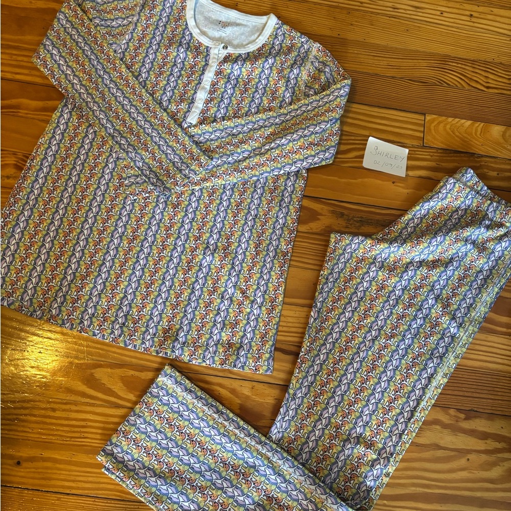 Roberta Roller Rabbit Yellow and Blue Pajama Sets